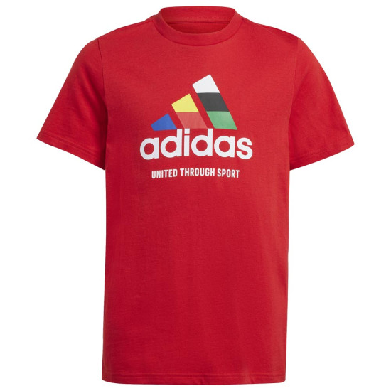 Adidas Παιδική κοντομάνικη μπλούζα Tiro Nations Pack Graphic Tee